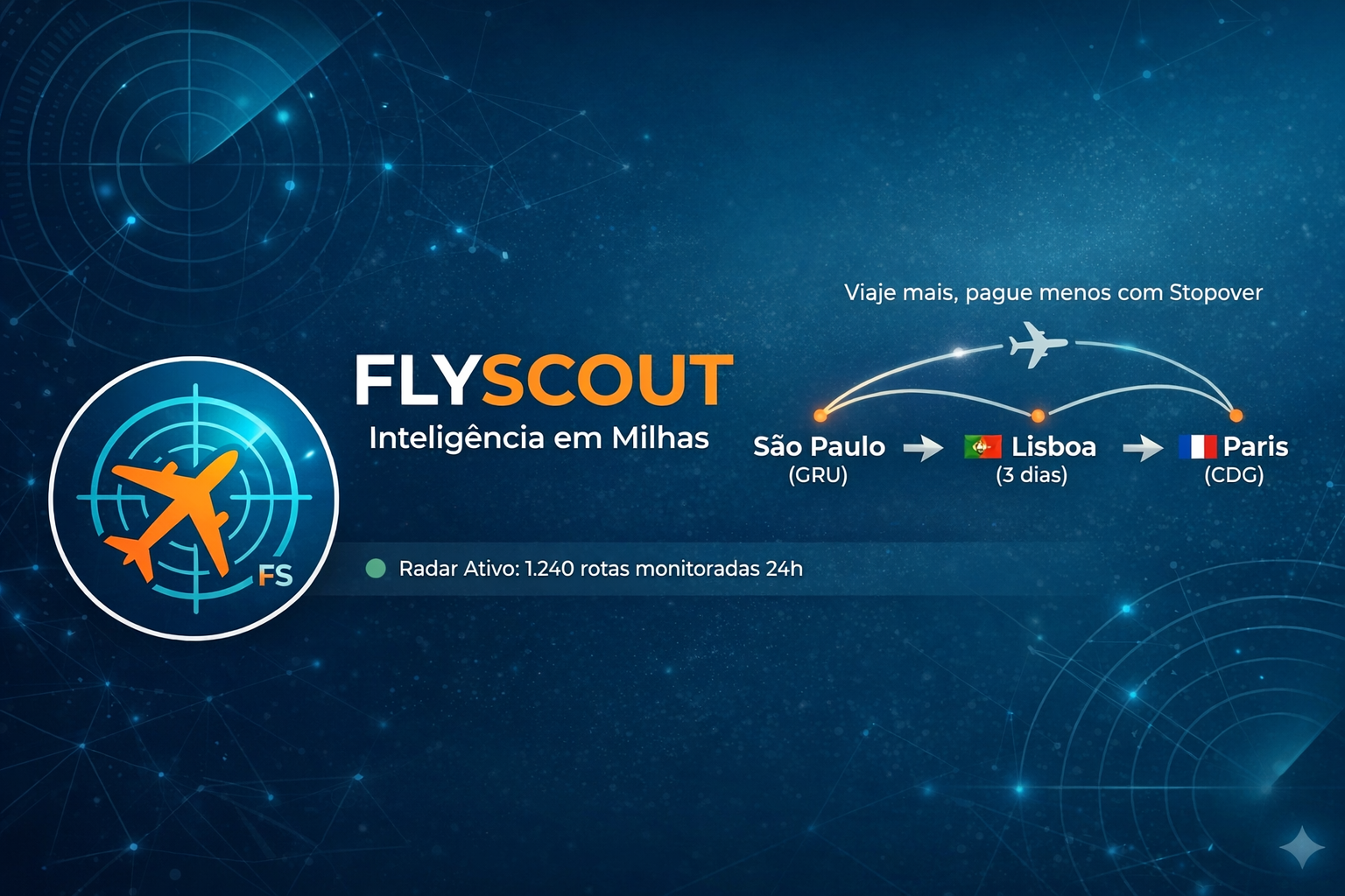 Viaje mais, pague menos com Stopover — São Paulo, Lisboa, Paris. FlyScout.